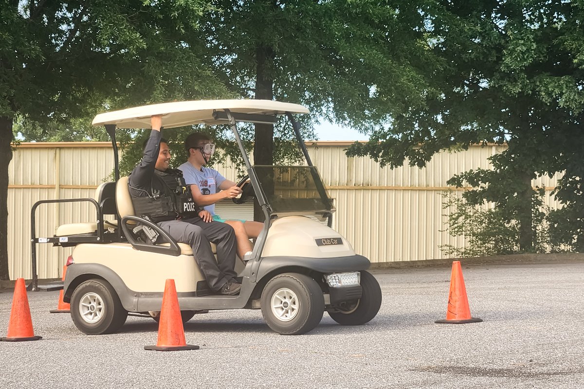 Mitchell's Public Safety Department teamed up with Crosby Scholars of Iredell County for an action-packed day of hands-on experiences - from ambulance and firearm simulators to navigating a golf cart with drunk goggles. Learn more at mitchellcc.edu/public-safety-…