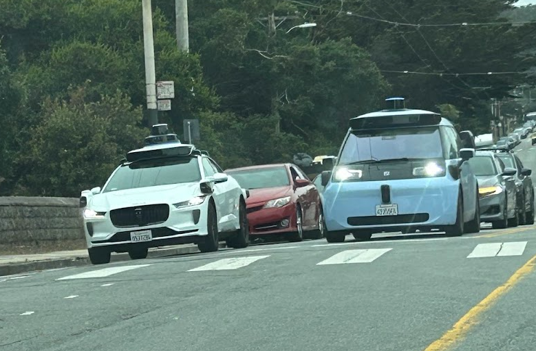 new waymo next to old waymo. spotted in SF today