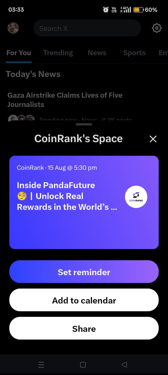 rushil68's tweet photo. @pandafuture_ai @CoinRank_io TAy1cGYy6wvqi7wqW4jTyvTPr5SeNj7uz2
Tag
@Alpesh_2308
@godsowntalk
@imabhishek999
#PandaFuture #CoinRank #CryptoGiveaway #AMA https://t.co/HgINtFiEv8