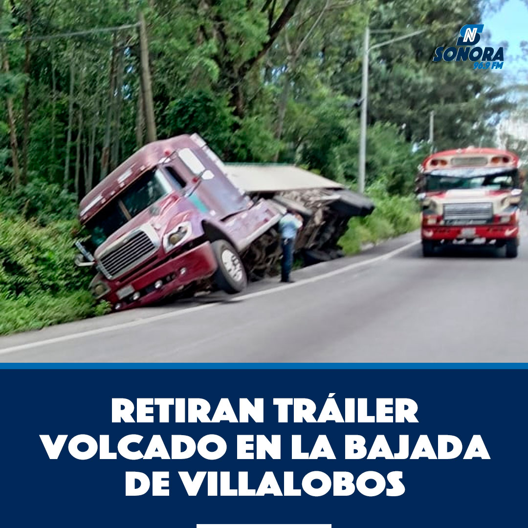 🚨Retiran tráiler volcado en la bajada de #Villalobos
➡ bit.ly/4mFdNtu
