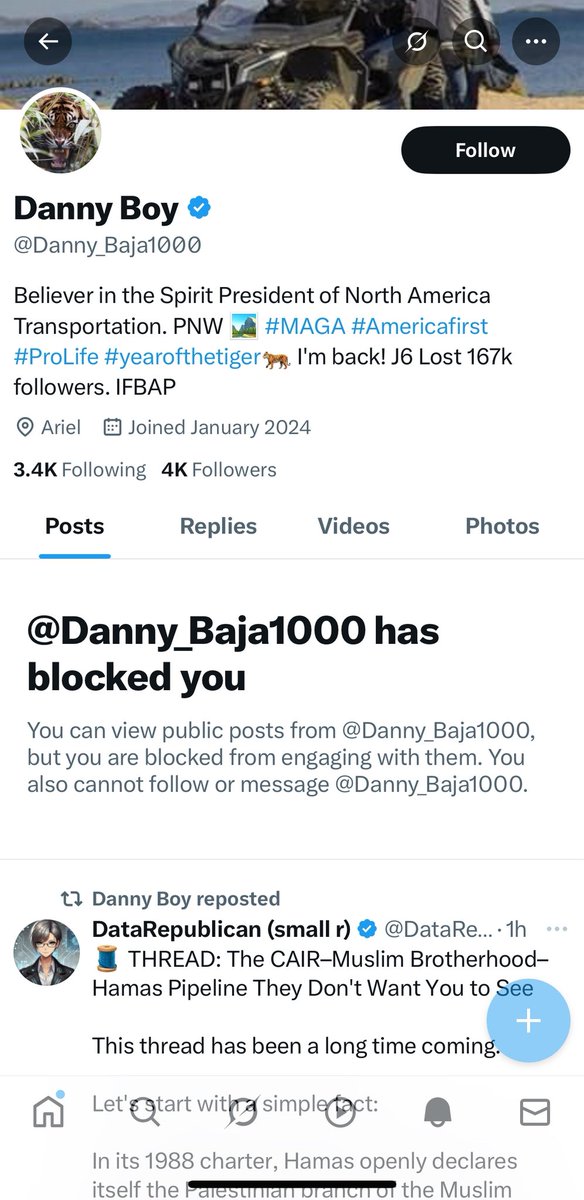 Awe, another maple MAGA dipshit who blocked me because facts hurt their little feelings :(
