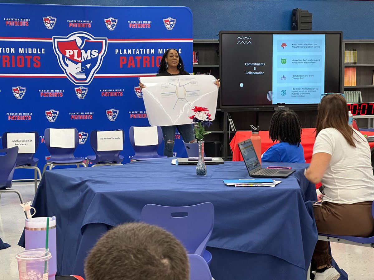 Ms_Pinckney's tweet photo. Fired up about math & student success! Presented our Math Deptโs vertical alignment plan to the schoolโshared short & long-term goals, and challenged other departments to join us for cross-curricular impact. Collaboration = achievement! #StrongerTogether #bcps #bebetter #plms https://t.co/Ry4EknFDua