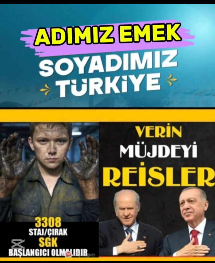 Mehmet ÜRER (ÜNYE) (@mehmet52urer) on Twitter photo 9
Devletimize destek olan <a href="/Onuronal_/">Onur Önal</a> çözüm raporuyla yük değil gelir getiren bir çalışmayla 3308 sayılı yasa revize edilmelidir
<a href="/RTErdogan/">Recep Tayyip Erdoğan</a>
<a href="/dbdevletbahceli/">Devlet Bahçeli</a>
<a href="/_cevdetyilmaz/">Cevdet Yılmaz</a>
<a href="/isikhanvedat/">Prof. Dr. Vedat Işıkhan</a>
<a href="/memetsimsek/">Mehmet Simsek</a>
Yarım Sigortayla
#ÇırakStajyerTamGünÇalışıyor 9
Devletimize destek olan <a href="/Onuronal_/">Onur Önal</a> çözüm raporuyla yük değil gelir getiren bir çalışmayla 3308 sayılı yasa revize edilmelidir
<a href="/RTErdogan/">Recep Tayyip Erdoğan</a>
<a href="/dbdevletbahceli/">Devlet Bahçeli</a>
<a href="/_cevdetyilmaz/">Cevdet Yılmaz</a>
<a href="/isikhanvedat/">Prof. Dr. Vedat Işıkhan</a>
<a href="/memetsimsek/">Mehmet Simsek</a>
Yarım Sigortayla
#ÇırakStajyerTamGünÇalışıyor
