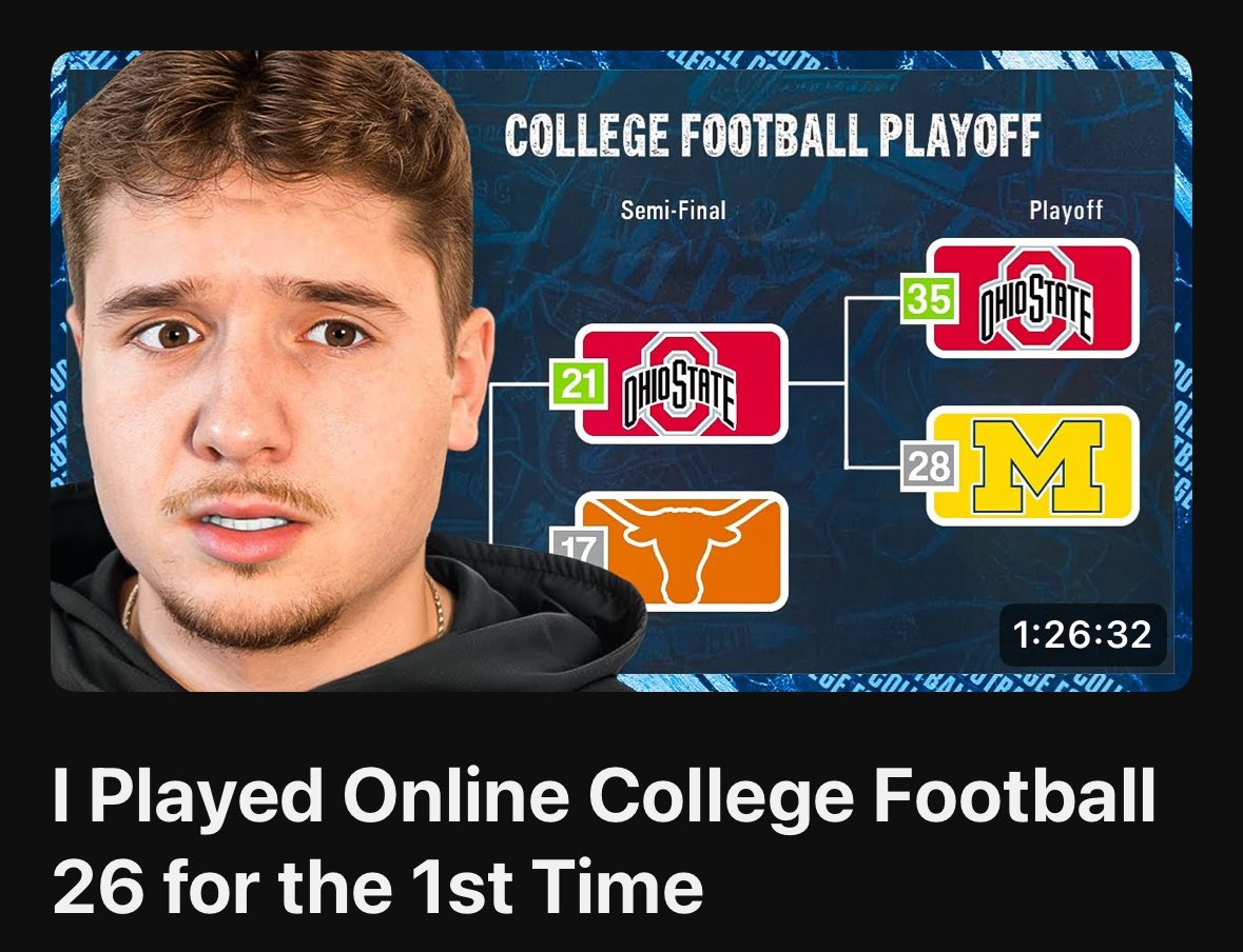 time to face the online College Football 26 scene again