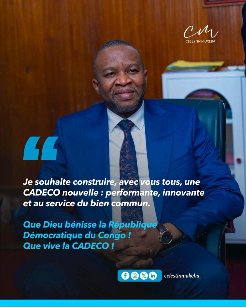 SCBGouvernance's tweet photo. Il est temps de redonner à la CADECO son image de banque publique digne de confiance, au service du développement et de tous les Congolais, y compris les plus démunis.
@CelestinMukeba
#CADECO #Innovation #BanqueNationale #NouvelleSaison https://t.co/4saT8KHpdP