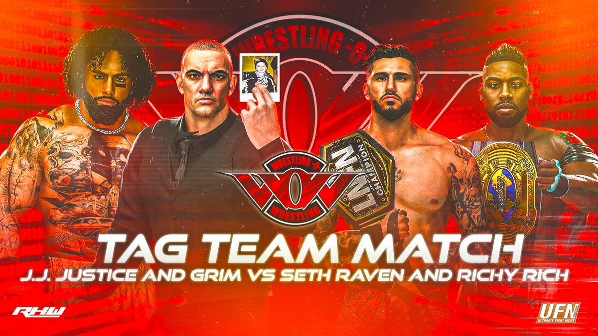 🚨 CROSS-PROMOTION CLASH THIS SATURDAY! 🚨

After RHW’s own Grim carried out one of the most vicious and personal attacks in recent memory—shoving a real photo of Seth Raven after his childhood car accident down his throat at HCM 5 Part One, costing Raven his shot at the