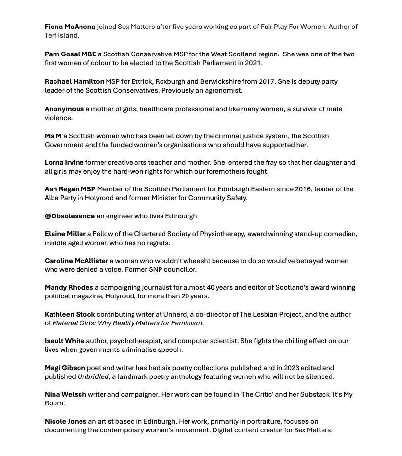 As Nicola Sturgeon relentlessly promotes her memoir, the book featuring the work of these 34 women was removed from view by the National Library of Scotland because it was deemed “harmful” and a risk to the Library’s reputation. Frankly, this is Sturgeon’s legacy. Censorship.