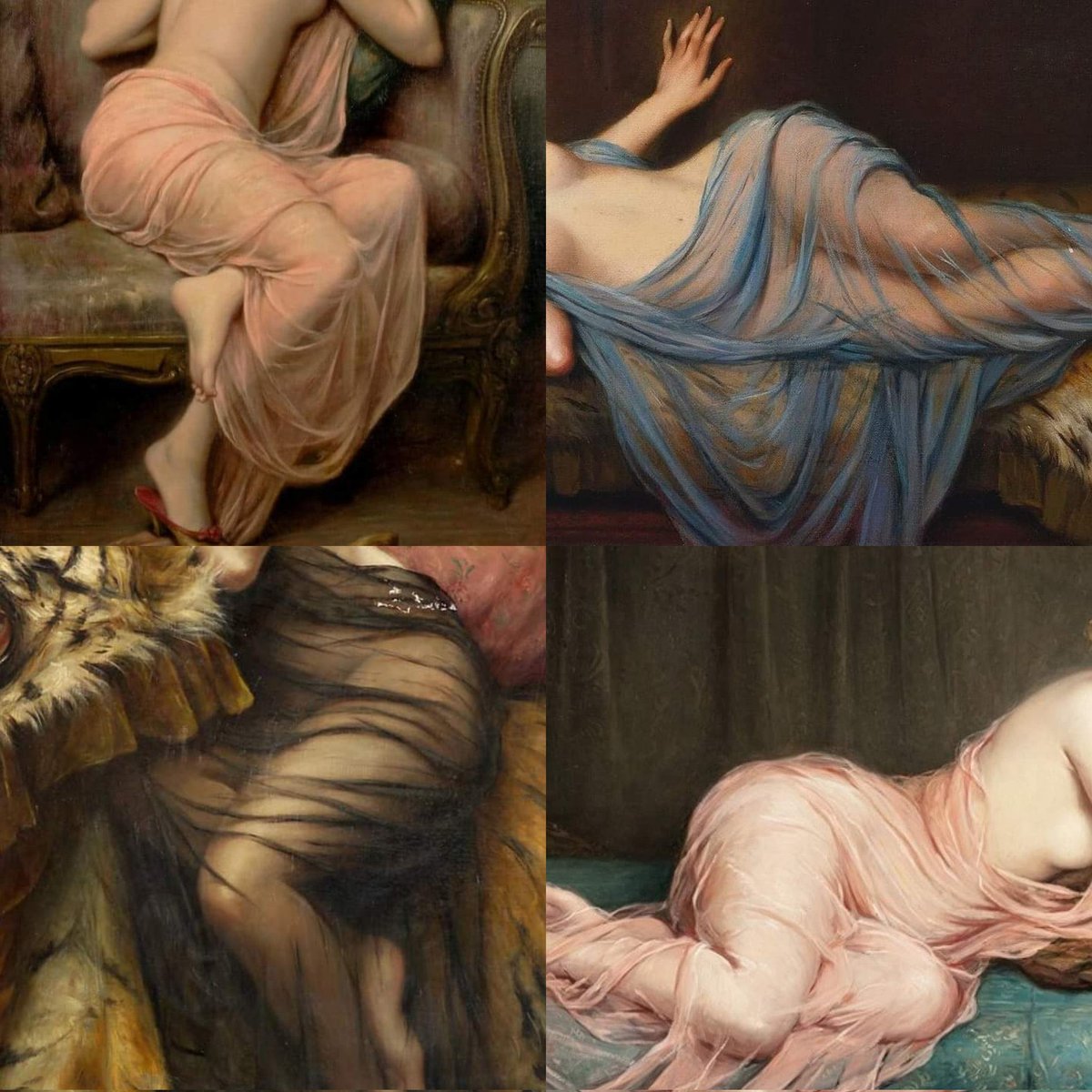 Transparent Dress Details in Art