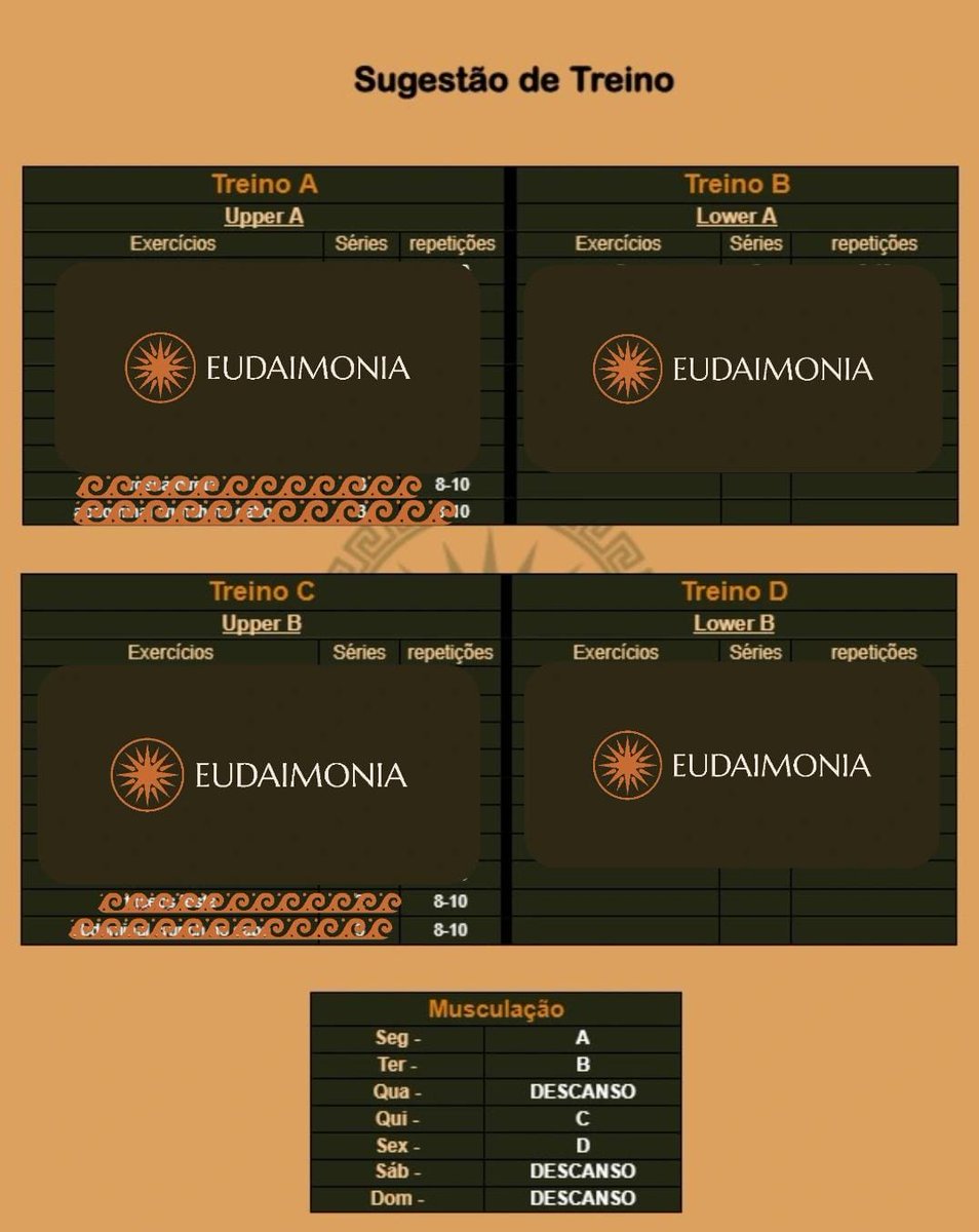 DaimonSoma's tweet photo. todos os protocólos enviados :)

para treino e dieta personalizado + acompanhamento psicoterapêutico só chamar no link abaixo https://t.co/KkfBZQQhX0