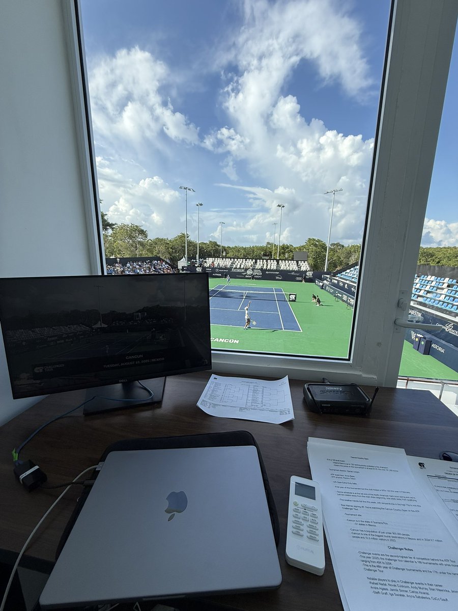robwerner28's tweet image. Day 1 of the inaugural Cancun Country Open. Excited to bring you the action all week from this 125 @ATPChallenger 🎾📺