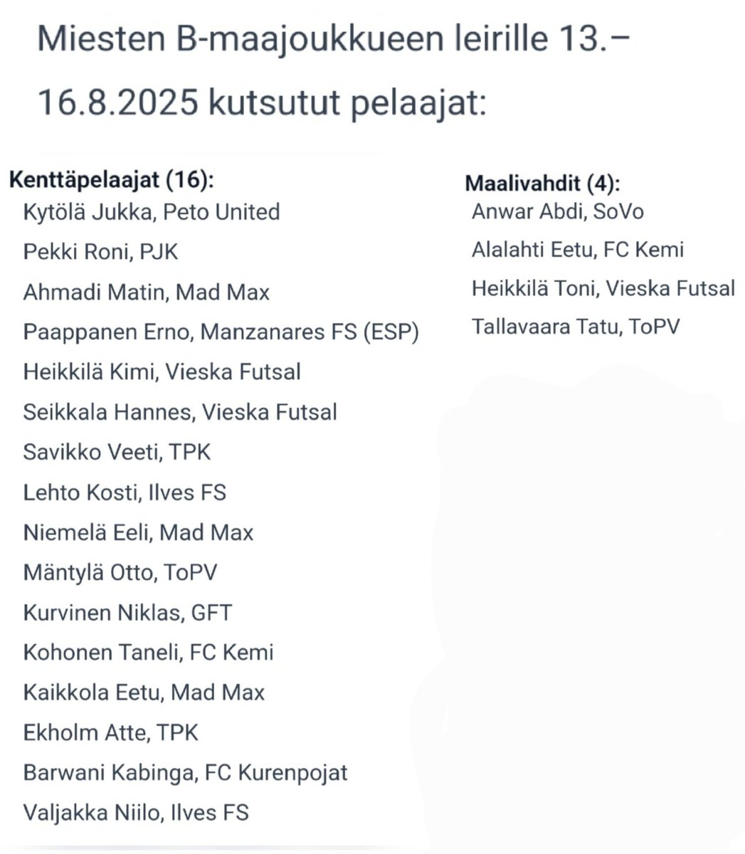 Teräs futsal - Toukolan Teräs tweet media