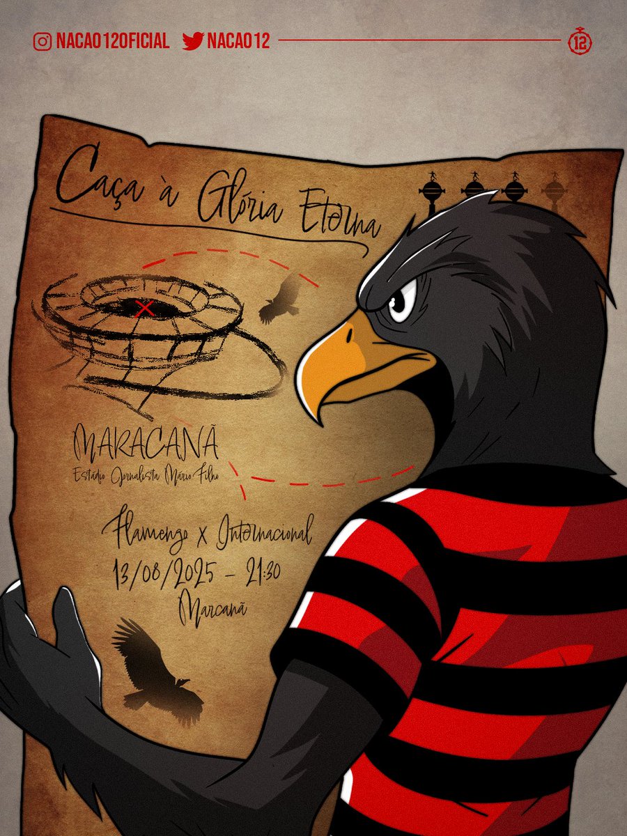 DIA DE MENGO! DIA DE LIBERTADORES!

Nosso nome já está marcado pela Glória Eterna, mas depois de sentir o gostinho de chegar no mais alto pódio das Américas, essa taça se torna ainda mais desejada. Queremos de novo, de novo e de novo. Sonhamos e almejamos o tetra!

E o mapa do