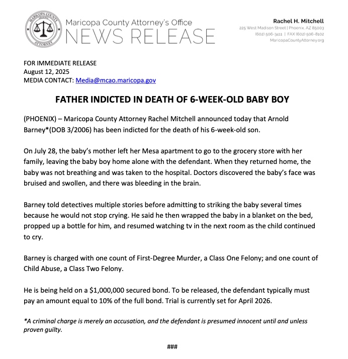 Maricopa County Attorney Rachel Mitchell (@rachel1mitchell) on Twitter photo 