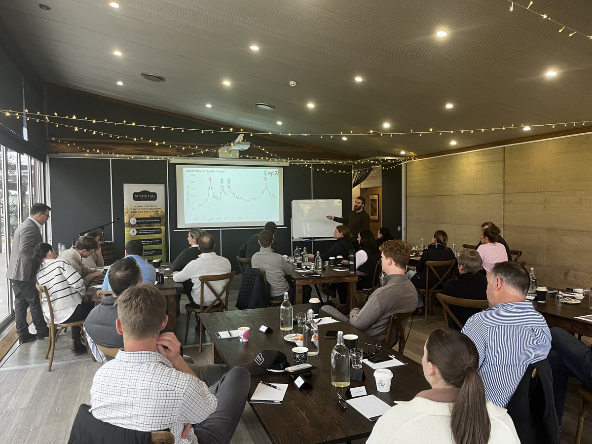 Matt Dalgleish (@meat_watcher) on Twitter photo <a href="/Episode3net/">Episode 3 (EP3)</a> team presenting all things commodity, trade and tariffs to <a href="/SproutAgribusi1/">Sprout Agribusiness</a> at their annual conference in Dubbo. <a href="/Episode3net/">Episode 3 (EP3)</a> team presenting all things commodity, trade and tariffs to <a href="/SproutAgribusi1/">Sprout Agribusiness</a> at their annual conference in Dubbo.