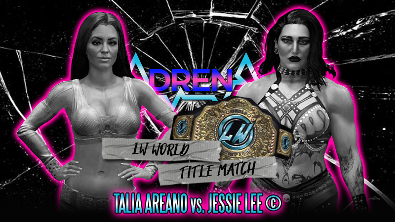 Finally, in a HUGE Adrenaline main event, the LW World Championship is on the line! <a href="/leethality101/">Big Titty Goth Dommy Mommy</a> looks to defend the gold against former LW World Champ <a href="/TaliaAreano/">Argentinian Archangel</a>, fresh off a big win! Can Lee fend the Argentinian Archangel off, or will Areano begin reign #2?