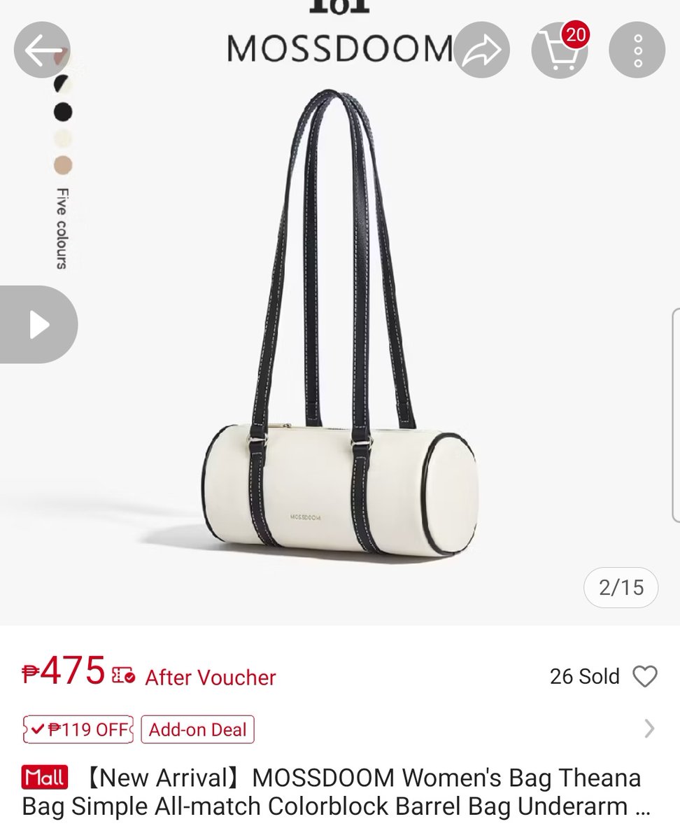 sale new bag ni mossdoom
s.shopee.ph/6KuDHrb0Nk