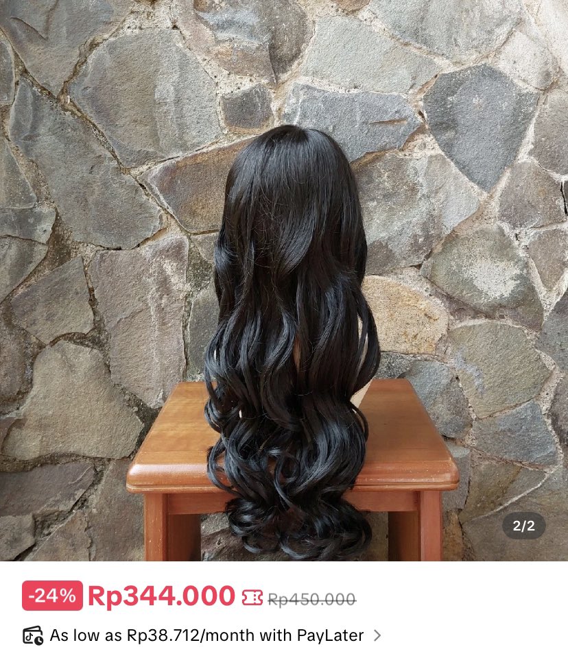 merekahijau's tweet photo. WTS 

preloved wig Full Wig Lace Panjang curly 60 CM Dengan Synthetic Fiber Impor
Premium rambut 

price : 220k 
(harga beli 350k)

pemakaian baru 2x alasan dijual karena jarang dipakai. 

📍 Semarang https://t.co/jxar4iWJJt