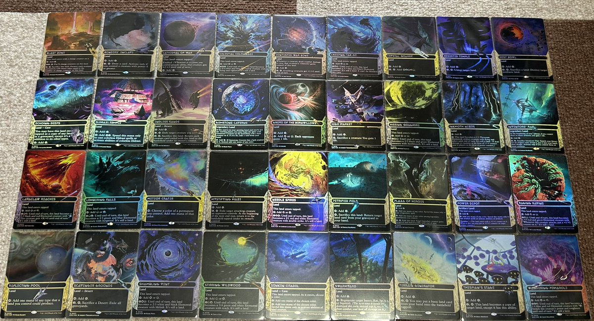 Field ギャラクシー・Foil(113)□ボーダーレス□《睡蓮の原野⁄Lotus 