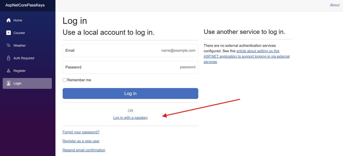 Particular Software (@particularsw) on Twitter photo Andrew Lock explains that .NET 10 preview 6 adds passkey support to ASP.NET Core Identity, enabling passwordless login with WebAuthn in the new Blazor template. via <a href="/andrewlocknet/">Andrew Lock "Sock"</a> andrewlock.net/exploring-dotn… Andrew Lock explains that .NET 10 preview 6 adds passkey support to ASP.NET Core Identity, enabling passwordless login with WebAuthn in the new Blazor template. via <a href="/andrewlocknet/">Andrew Lock "Sock"</a> andrewlock.net/exploring-dotn…