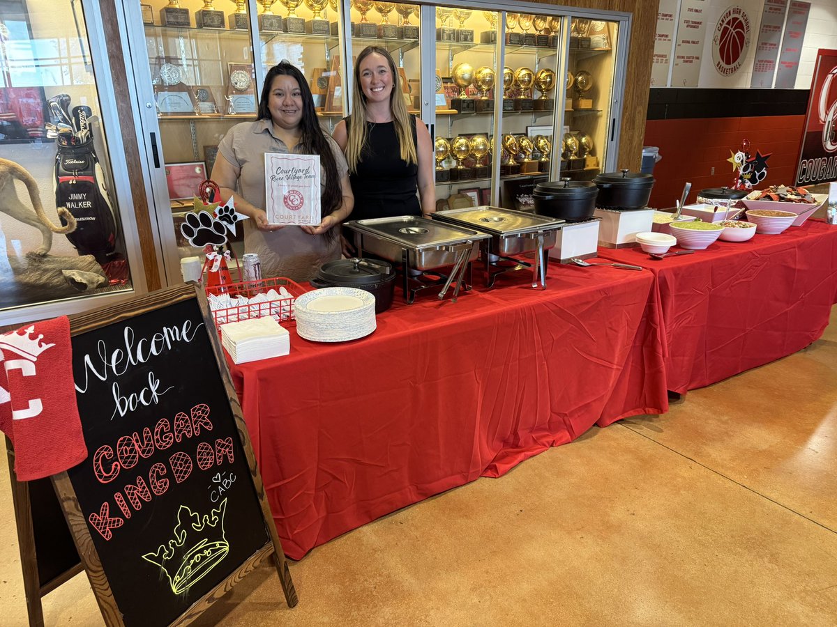 CanyonCougarAthletics (@athleticscanyon) on Twitter photo Thank you <a href="/CanyonHS_ABC/">CHS Athletic Booster Club</a> for hosting our annual coaches luncheon and to the team at Courtyard Marriott New Braunfels River Village for providing the great meal! #CougarKingdom <a href="/CoachMac_Canyon/">Coach Mac</a> <a href="/CoachHDSanders/">Heather Sanders</a> Thank you <a href="/CanyonHS_ABC/">CHS Athletic Booster Club</a> for hosting our annual coaches luncheon and to the team at Courtyard Marriott New Braunfels River Village for providing the great meal! #CougarKingdom <a href="/CoachMac_Canyon/">Coach Mac</a> <a href="/CoachHDSanders/">Heather Sanders</a>