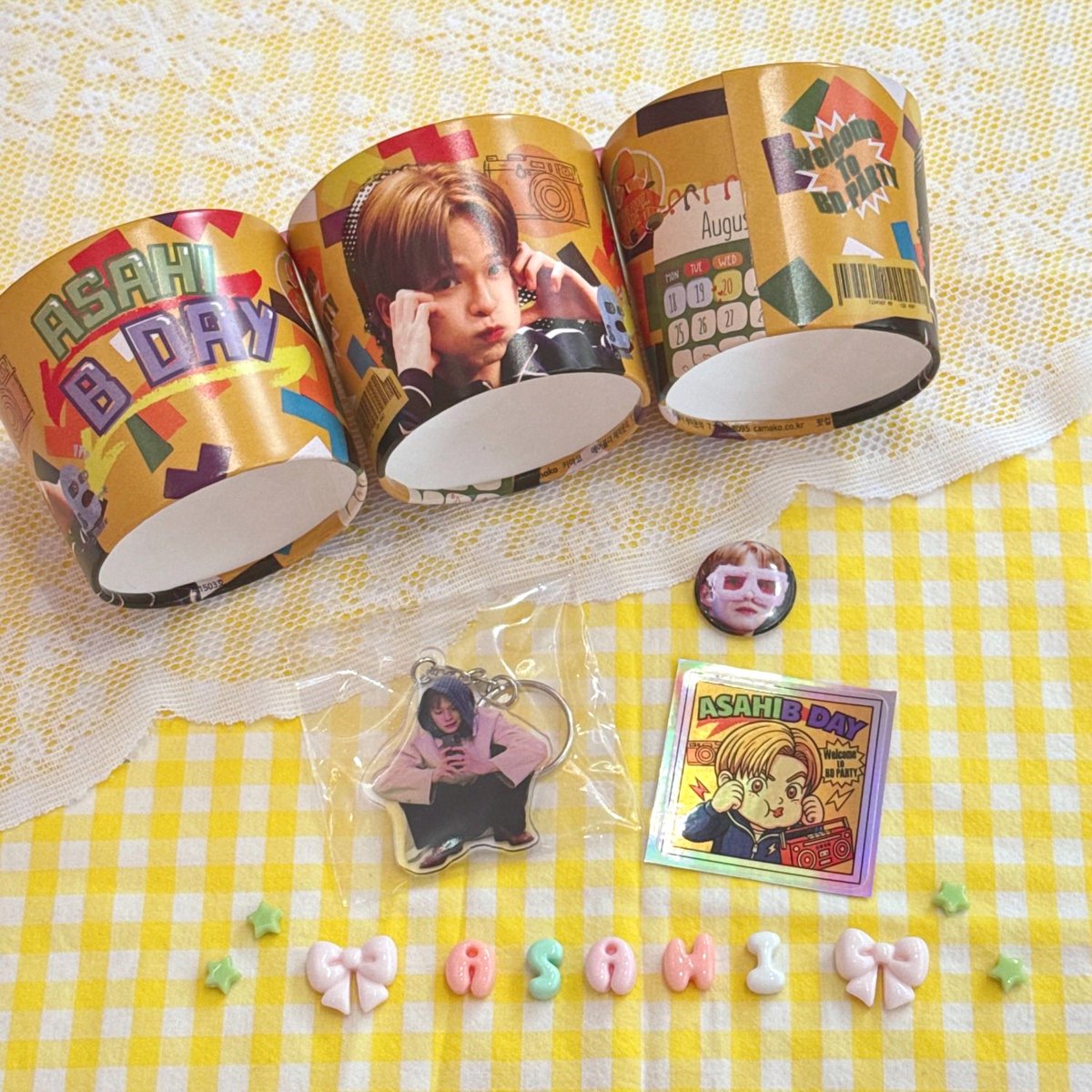 yolumlovesyou's tweet photo. #TREASURE #アサヒ さん
8/16〜20
@sk___sapicn 様
🧡カップホルダー
🧡ケーキ
🧡ケーキセット先着特典
キーリングorステッカーランダム
先着各日4名様
🧡8/20お誕生日特典バッジ5名様
⌖˚٭ ﴾#ASAHI_BDAY_PARTY﴿ ⌖˚٭
#asahi #아사히 #アサヒ #朝光 #あさひ
#생일카페 #트레저 #treasure https://t.co/vQz9O3QPGl