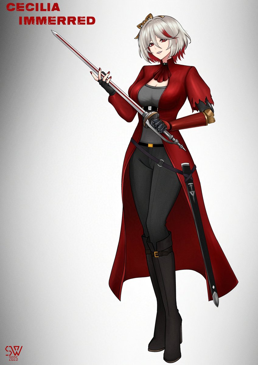 Fulfilling her vow of getting a better body that will make her original counterpart green with envy (rage).
#Immergination

Bonus in reply ⬇️