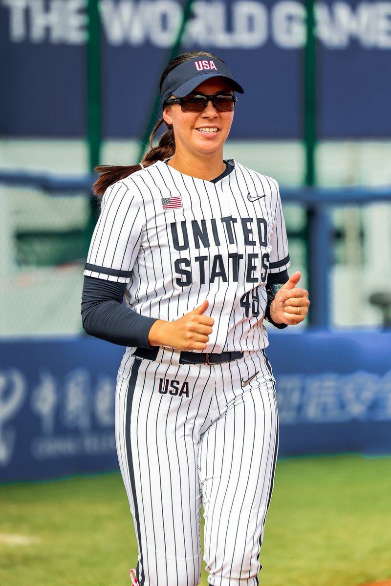 USASoftballWNT's tweet photo. @JanaeJefferson4 One comes home as @madilyn_nickles reaches on a fielder’s choice!

⬆️3️⃣ | USA 3, TPE 0 https://t.co/cSpKB2ERSd