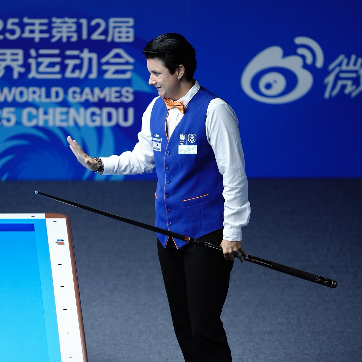 Therese Klompenhouwer wint haar halve finale overtuigend en mag zich gaan op maken de finale!

Alles volgen?⬇️
live.theworldgames.org/live

#TeamNL