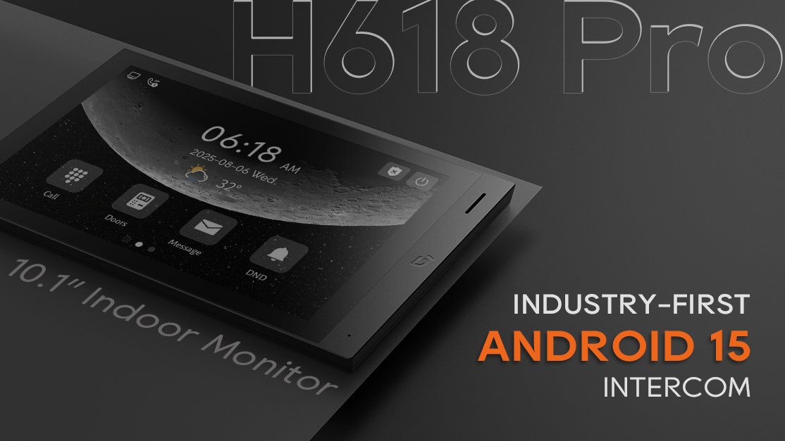 🚀 BREAKING: DNAKE H618 Pro - Industry-first Android 15 Intercom Monitor!

✔️ Excellent Android 15 OS
✔️ 10.1" IPS Touch + Wi-Fi 6 option
✔️ Monitor 16 IP cams simultaneously

Your smart building upgrade starts here:
dnake-global.com/10-1-android-1…

#DNAKE #Android15 #AccessControl