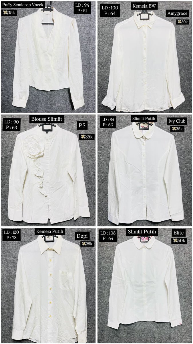 mt after dm | kemeja blouse putih tweet media