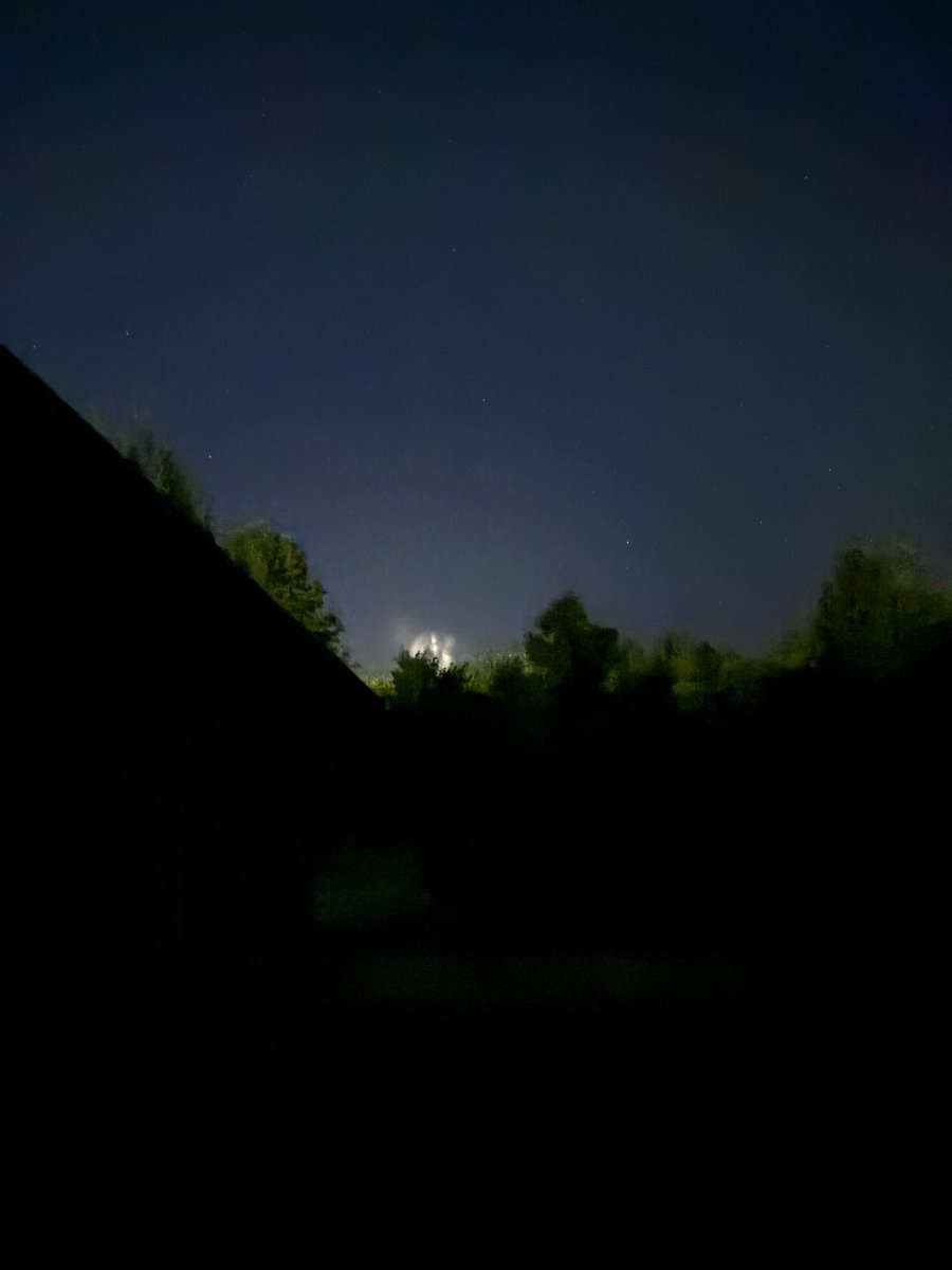 Anyone watching the Perseid meteor shower and see this?? Any clues what is going on here?