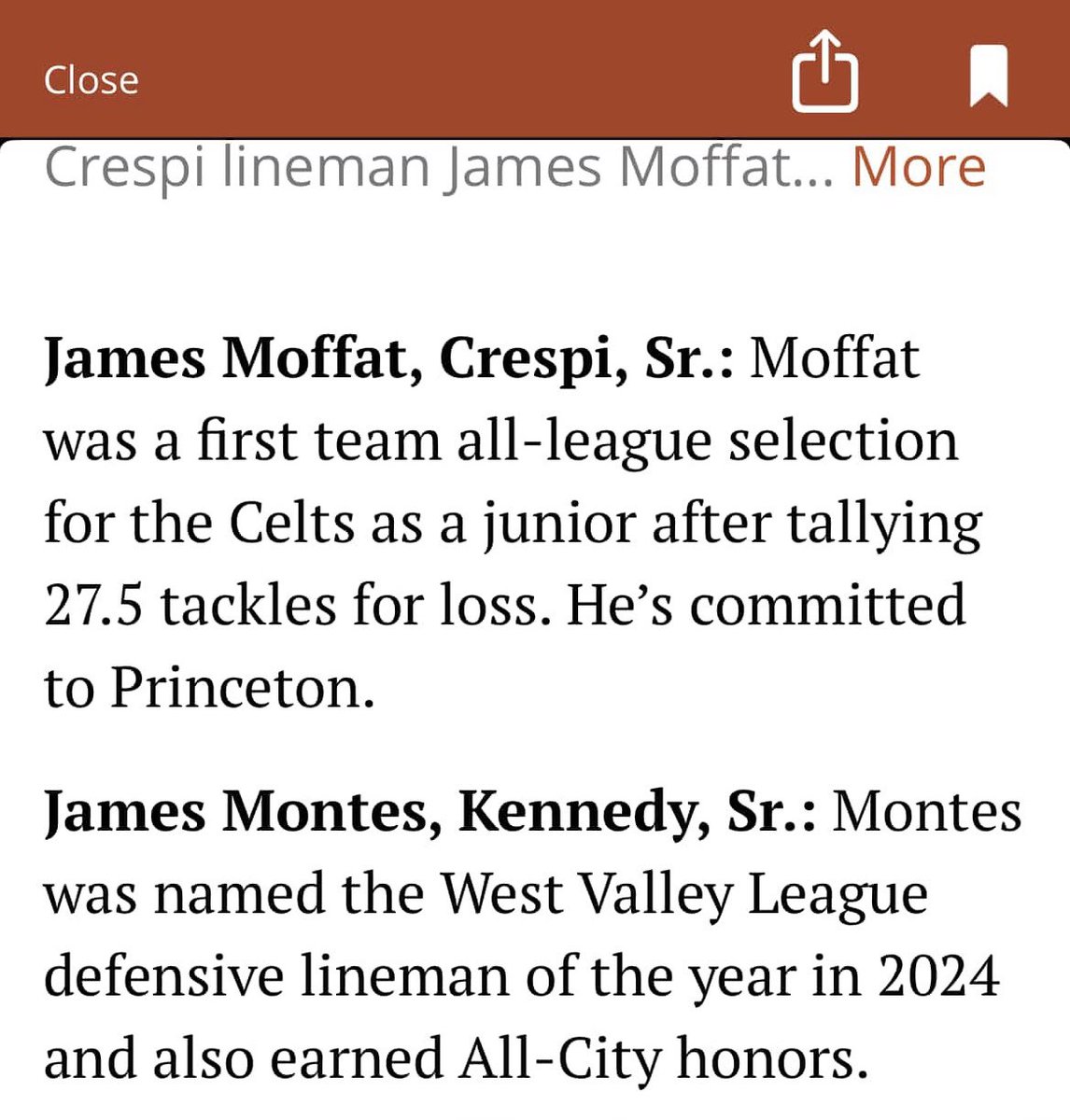 Coach Mario Ramcort (@trenchcoach75) on Twitter photo Our guy <a href="/JamesMontes99/">James Montes</a> named among one of the top DL to watch this season… AND THEY’RE NOT WRONG!!! Kid has built himself up to be an unstoppable force this year, as he aims to be the Defensive Player of the Year for the LA City Section!! #CougarNation Our guy <a href="/JamesMontes99/">James Montes</a> named among one of the top DL to watch this season… AND THEY’RE NOT WRONG!!! Kid has built himself up to be an unstoppable force this year, as he aims to be the Defensive Player of the Year for the LA City Section!! #CougarNation