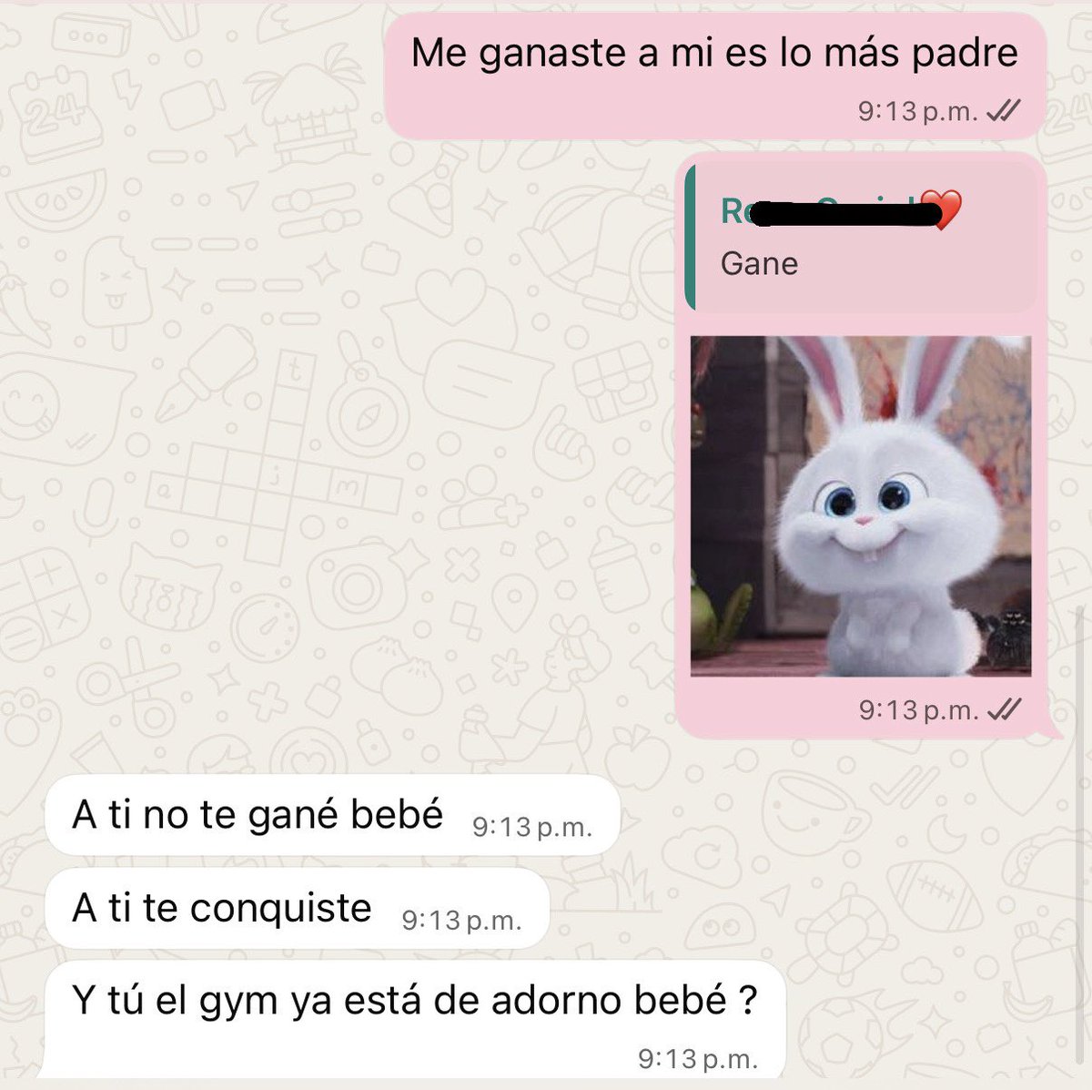 Que romántico, no quiere que me salga ni un centímetro de lonja. 🥹🤣