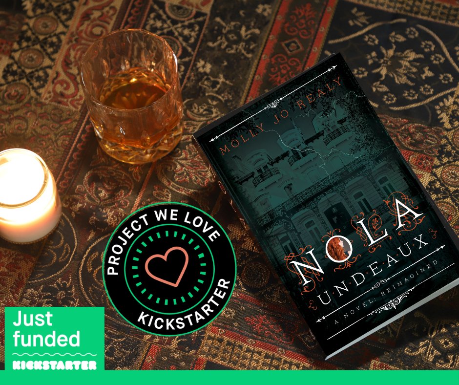 So this just happened ...

kickstarter.com/projects/nolau…

#SouthernWriter #SouthernGothic #romanticsuspense #NOLA #NewOrleans #hurricane #storm #writing #Kickstarter #ProjectWeLove <a href="/Kickstarter/">Kickstarter</a>  #indieauthor #creative #encouragement