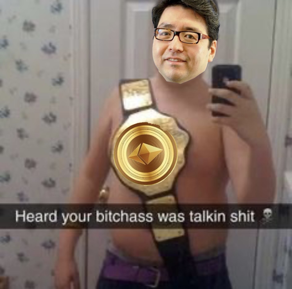 Where are all those who were shit talking ETH and fudding? 

Cope with $BMNR !