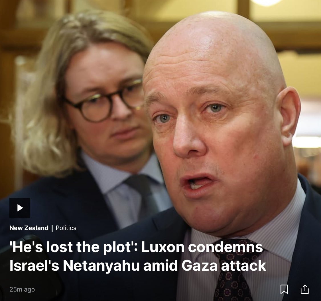 #Chur and now for Sanctions against Israel.