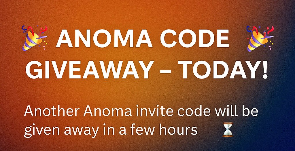 Cryptogirl1112's tweet image. 🎉 5x Anoma Code Giveaway! 🎉
Giving away 5 Anoma Testnet Codes to 5 lucky winners! 🔥

✔️

🚨 How to Enter:
🫂 Follow @Cryptogirl1112 📌
🔁 Repost this tweet
💬 Comment “CODE @GiveRep 

❌ No payment needed — this giveaway is 100% FREE!#AnomaCode #AnomaGiveaway #AnomaTestnet