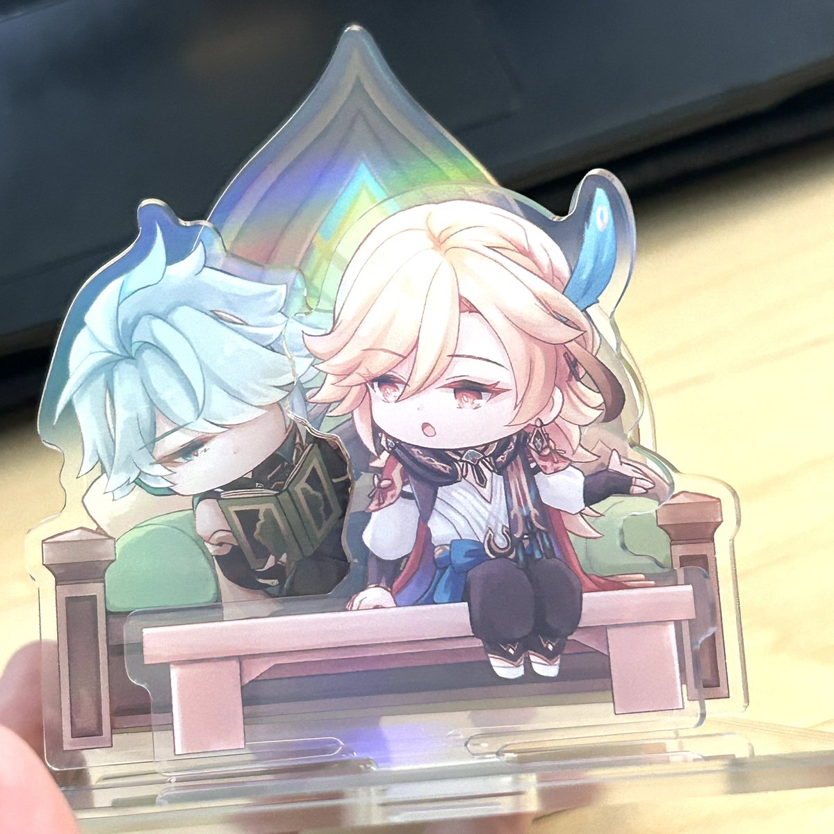 I’ve been WAITING for this!!! AHHH!!! Love how they turned out!!!! 😭 Attempted a multi-panel standee of the roommates. #haikaveh