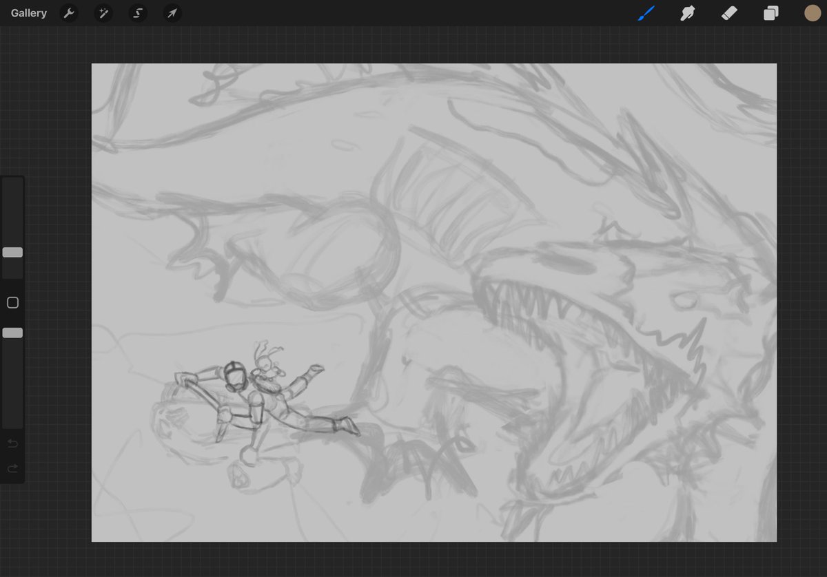 Sketch I made time ago, idk if I will finish it (o_O)
#pressure