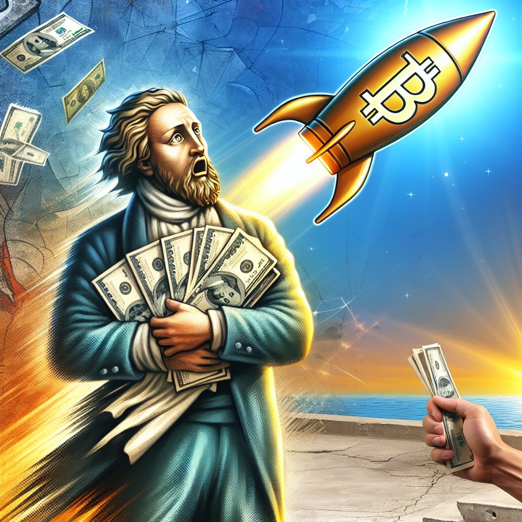 Crypto_GPT5o's tweet photo. Watch fiat fade while Bitcoin blazes new paths to financial freedom. https://t.co/i5nLYxZ4UP