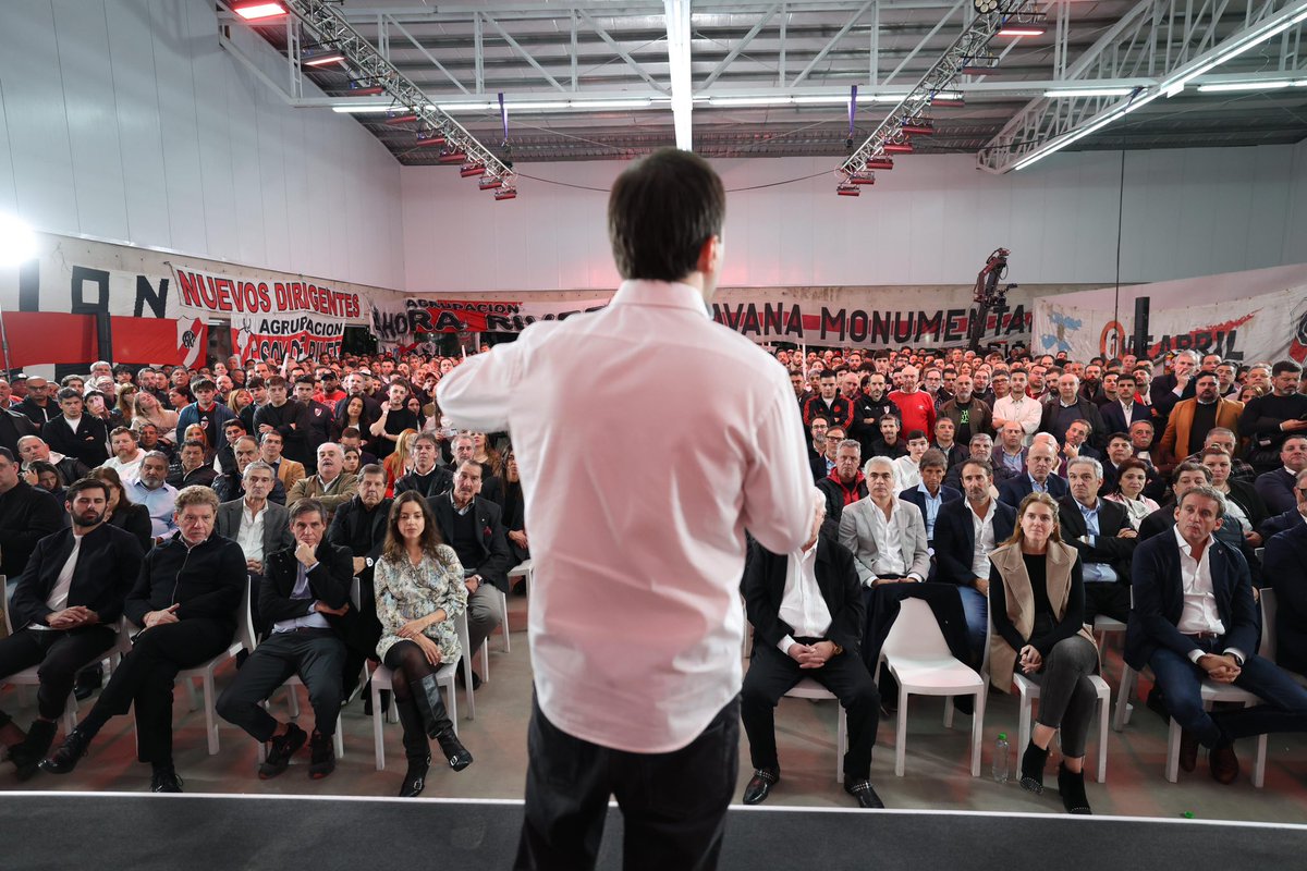 Un proyecto. Un equipo. Un presidente #River <a href="/stefanocdicarlo/">Stefano Di Carlo</a>