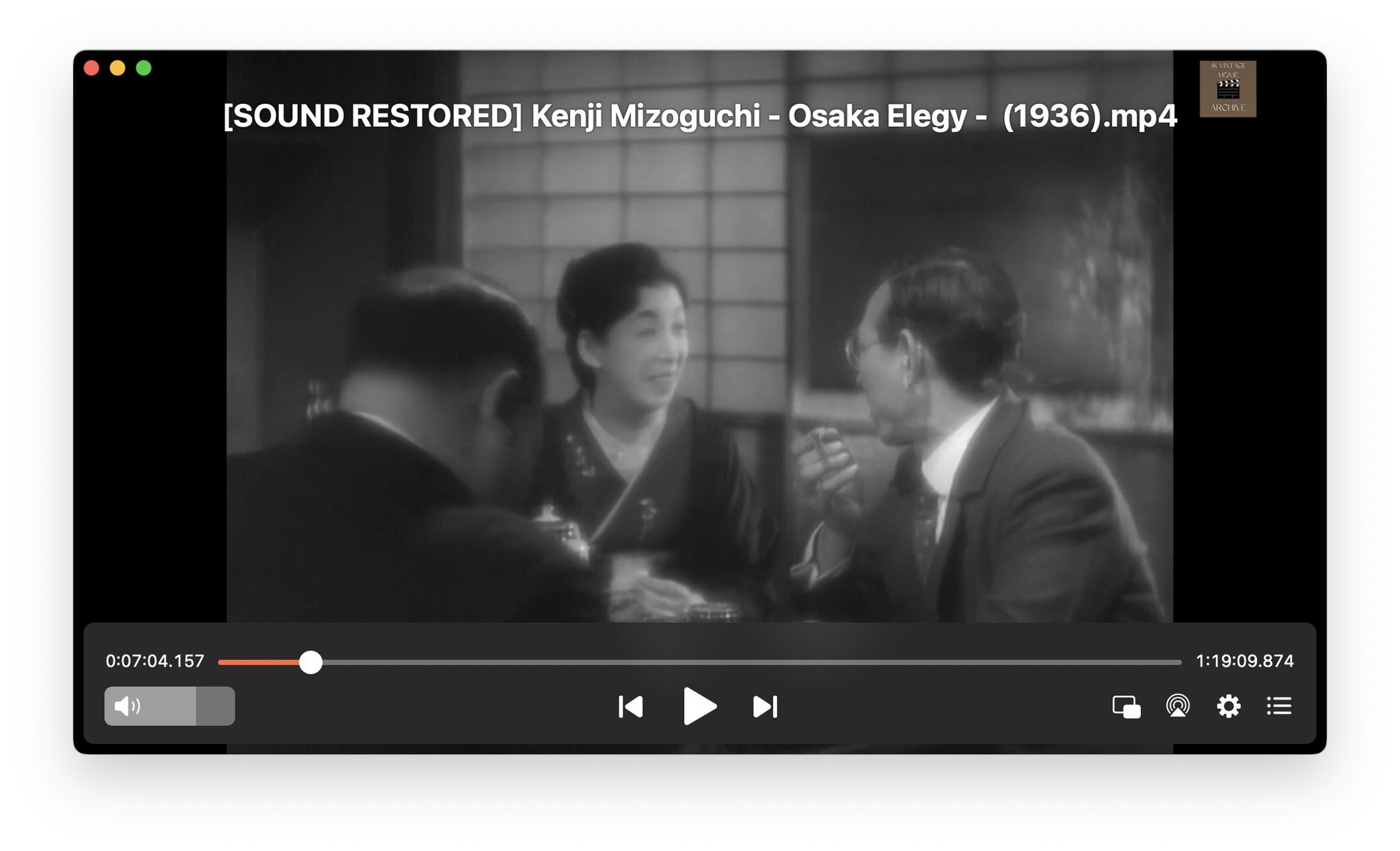 浪華悲歌(なにわエレジー)('36第一映画社) Osaka Elegy 浪華悲歌 (1936) Kenji Mizoguchi 溝口健二 with