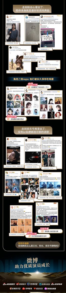 250812 •  Weibo Celebrity share Ao Ruipeng achievement.

In 2025, his momentum was unstoppable 4 dramas airing back-to-back, drawing industry-wide attention. In this bustling year, we journey together on his path of passionate drama breakthroughs!

#AoRuipeng #敖瑞鹏
