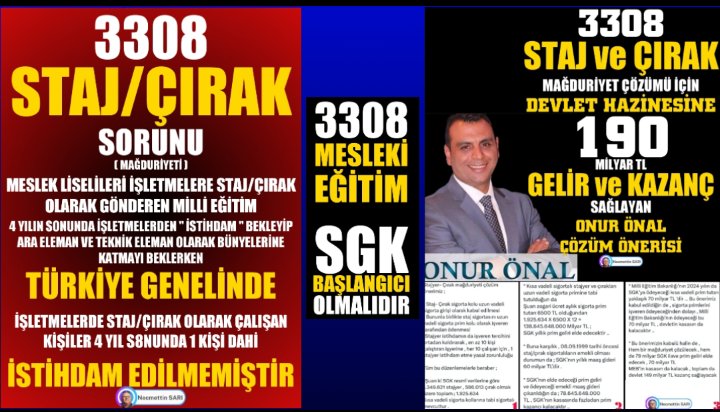 Sevgi Türken (@turkensevgi1) on Twitter photo Sigortamız yıllardır bize verilen sigorta sicil numarası üzerinden yatmaktadır. Mevcut sigorta sicil numaramızın verildiği tarih sigorta başlangıcı olarak kabul edilmelidir.
<a href="/RTErdogan/">Recep Tayyip Erdoğan</a>
<a href="/dbdevletbahceli/">Devlet Bahçeli</a>
<a href="/isikhanvedat/">Prof. Dr. Vedat Işıkhan</a>
<a href="/Onuronal_/">Onur Önal</a>
⬇️⬇️⬇️
Yarım Sigortayla
#ÇırakStajyerTamGünÇalışıyor Sigortamız yıllardır bize verilen sigorta sicil numarası üzerinden yatmaktadır. Mevcut sigorta sicil numaramızın verildiği tarih sigorta başlangıcı olarak kabul edilmelidir.
<a href="/RTErdogan/">Recep Tayyip Erdoğan</a>
<a href="/dbdevletbahceli/">Devlet Bahçeli</a>
<a href="/isikhanvedat/">Prof. Dr. Vedat Işıkhan</a>
<a href="/Onuronal_/">Onur Önal</a>
⬇️⬇️⬇️
Yarım Sigortayla
#ÇırakStajyerTamGünÇalışıyor