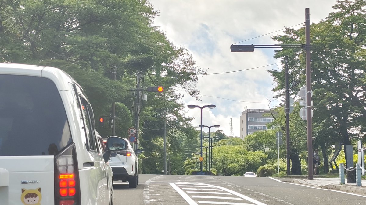 Singouki330's tweet photo. 今日仙台城跡線前交差点見に行きましたが…
左折灯器相変わらず付いてませんでした。
#信号機 https://t.co/QuecbNE4Wl