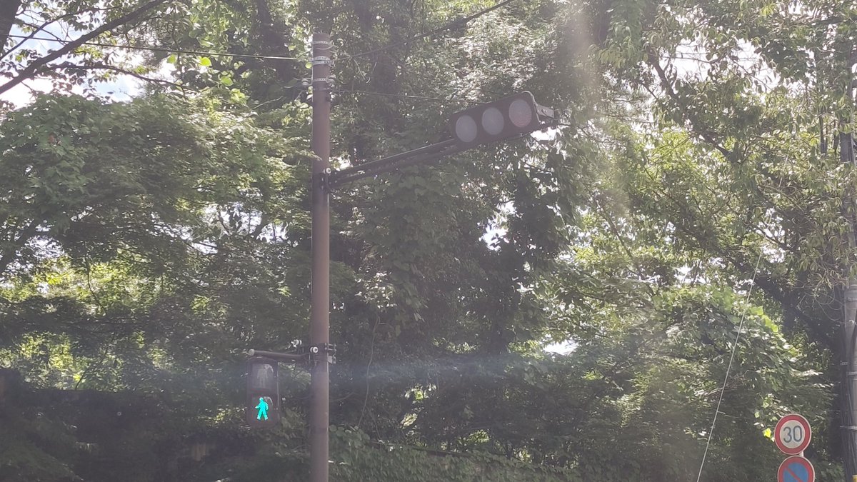 Singouki330's tweet photo. 今日仙台城跡線前交差点見に行きましたが…
左折灯器相変わらず付いてませんでした。
#信号機 https://t.co/QuecbNE4Wl