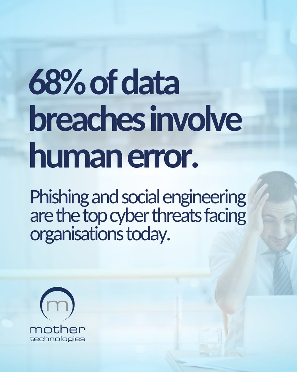 Would your employees spot a phishing scam? 🎣

Our Security Awareness Training, powered by KnowBe4, equips your team with the skills to recognise and stop these attacks before it’s too late.

Learn more about cybersecurity awareness training 👉  mothertech.co.uk/security-aware…