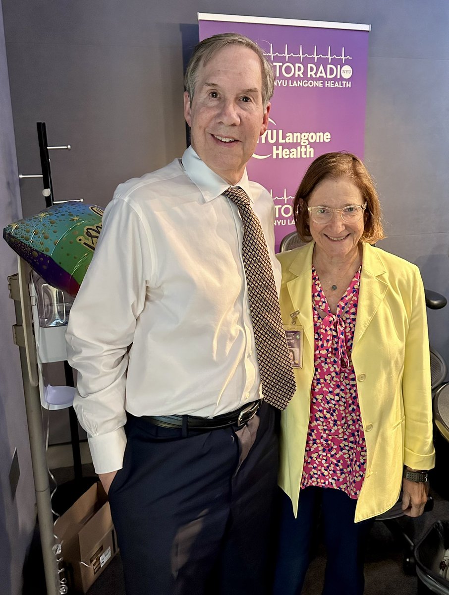 Brain and Eye Show host Dr. Elisabeth Cohen said good-bye today (Tues 8/12) as she hosted her *last show* on Doctor Radio (along with Dr. Steven Galetta) after 13 yrs on the air. Please join us in wishing Dr. Cohen - #Congratulations, #BonVoyage &amp; #HappyRetirement!