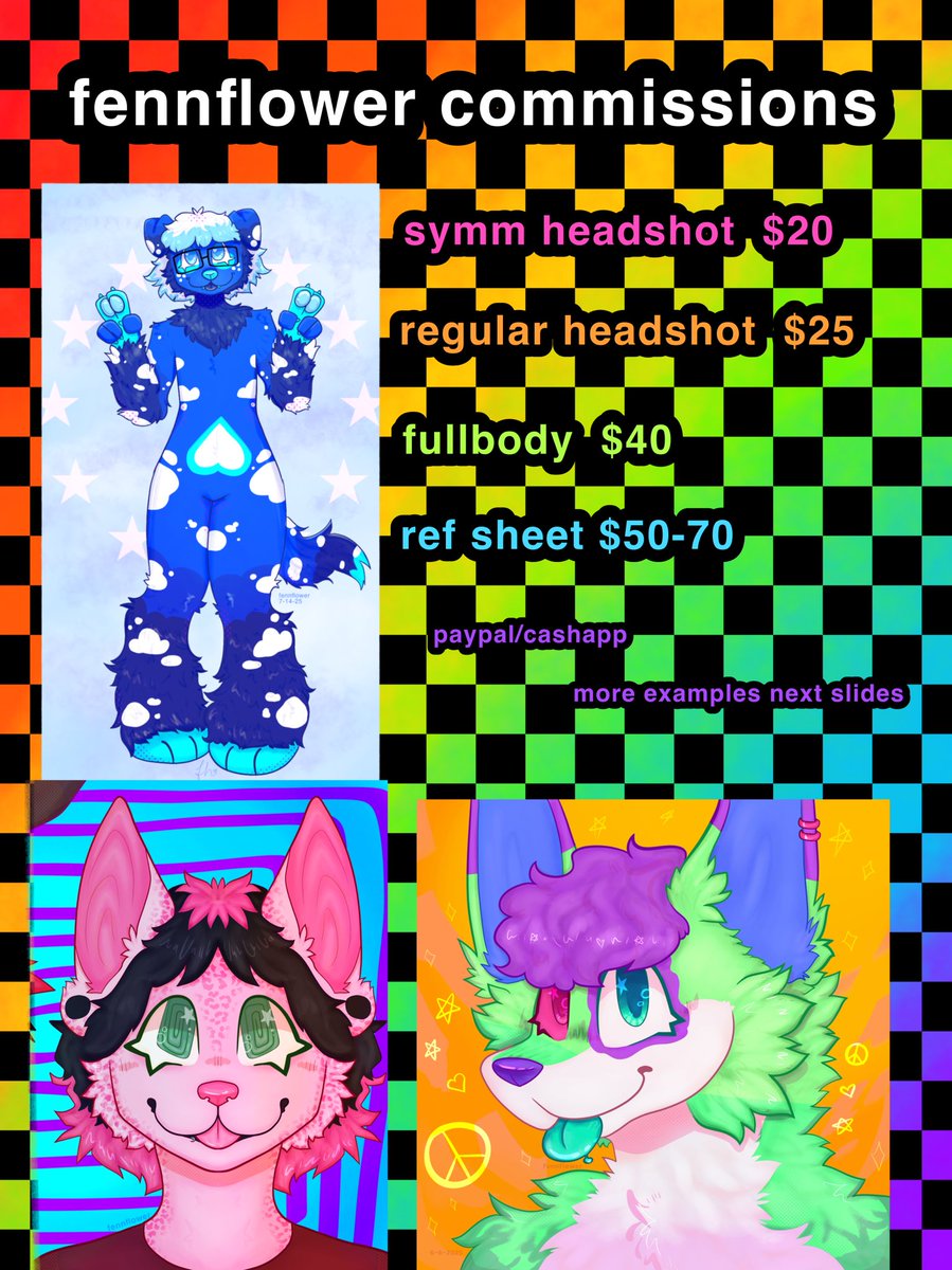 hai i’ve never done this on here but i figure it doesn’t hurt ! 

furry joomfs .. im opening my comms !! dm me if ur interested :3
 more examples in replies