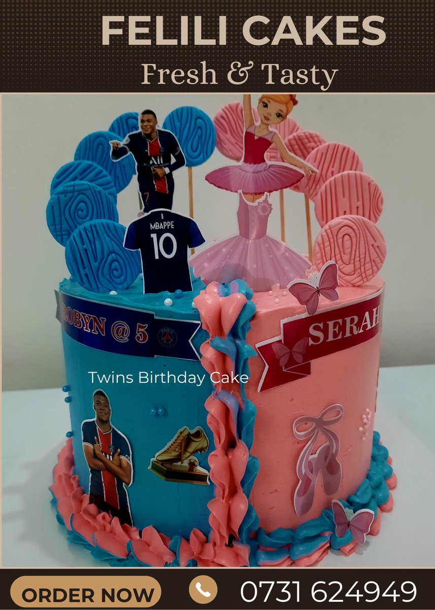 FeliliD's tweet photo. Joont birthday cakes for twims. https://t.co/ny7n9ulTQS